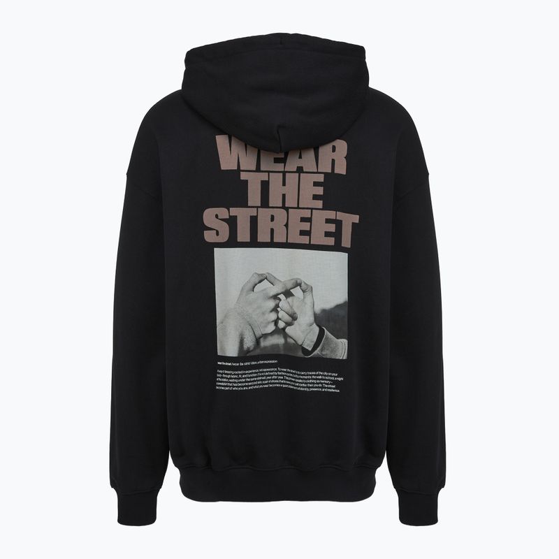 Мъжки суитшърт PROSTO Wear The Street Hoodie black 2