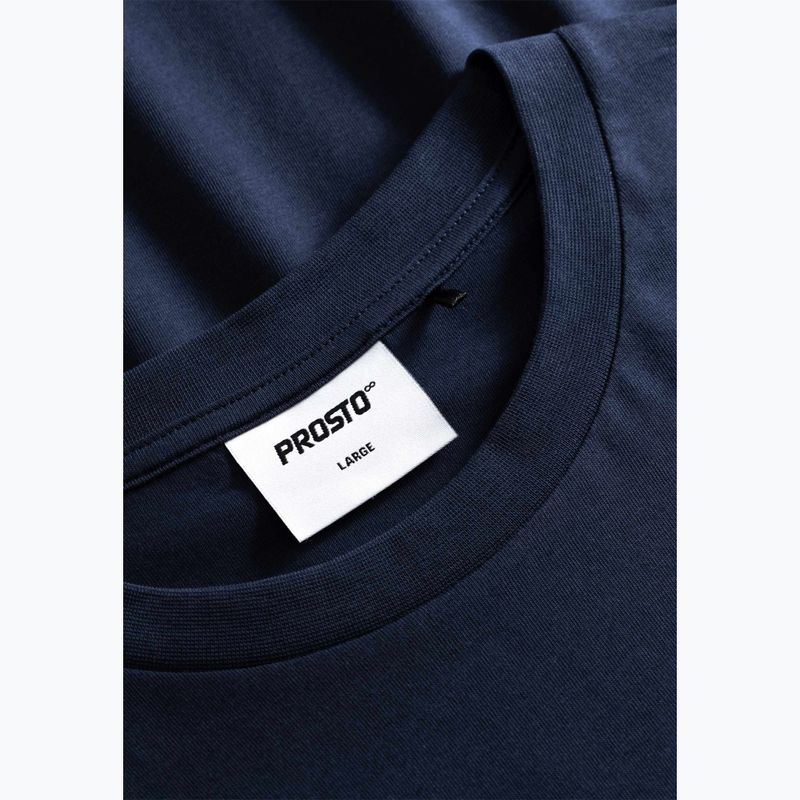 Мъжка тениска PROSTO Big Log navy blue 4