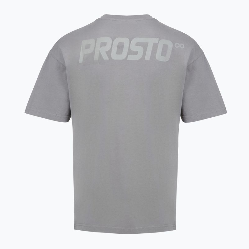 Мъжка тениска PROSTO Big Log Infinity gray 2