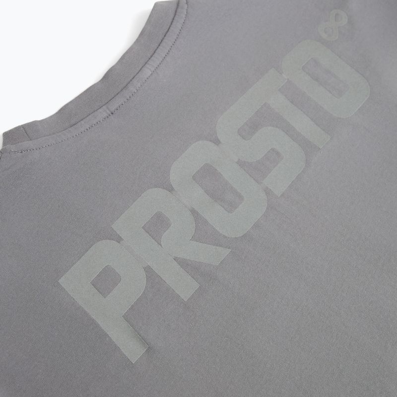 Мъжка тениска PROSTO Big Log Infinity gray 4