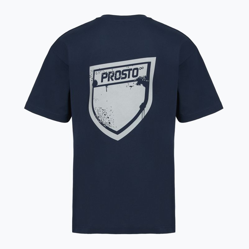 Мъжка тениска PROSTO Splash Shield navy blue 2