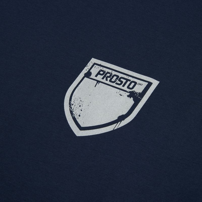 Мъжка тениска PROSTO Splash Shield navy blue 3