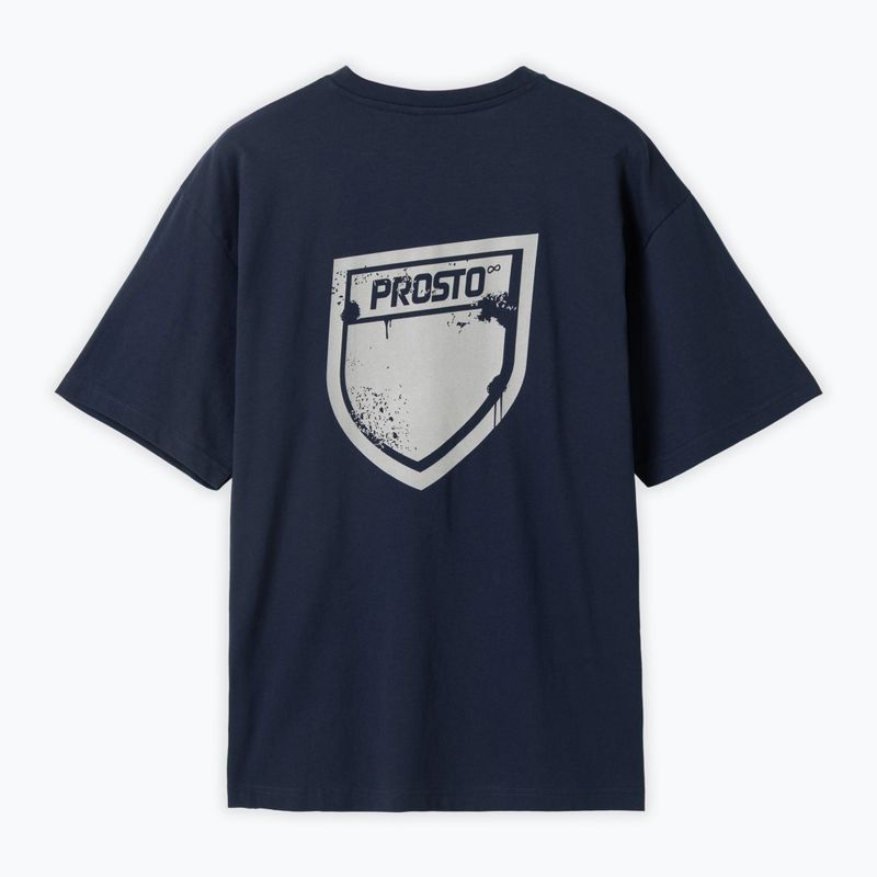 Мъжка тениска PROSTO Splash Shield navy blue 2