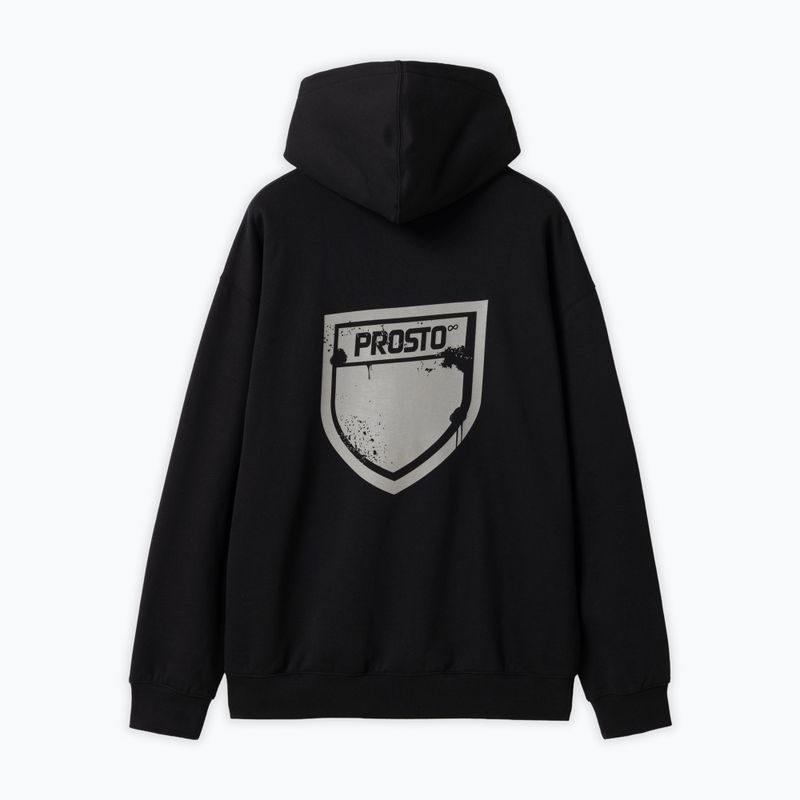 Мъжки суитшърт PROSTO Hoodie Splash Shield black 2