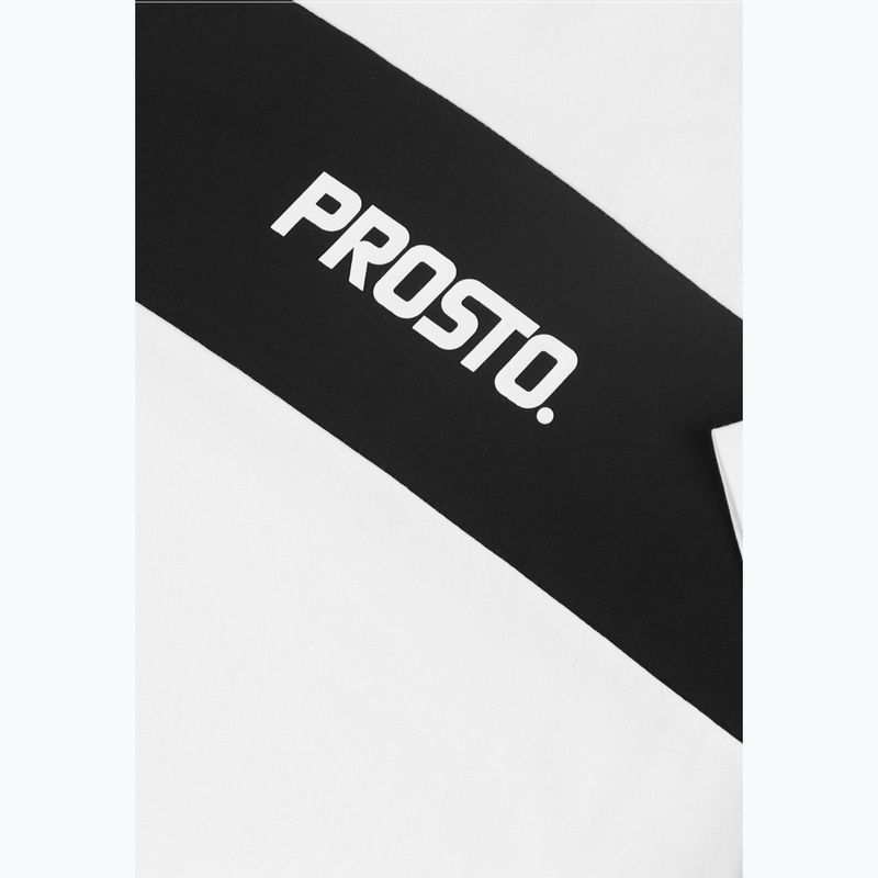 Мъжка тениска PROSTO Root white/black 3