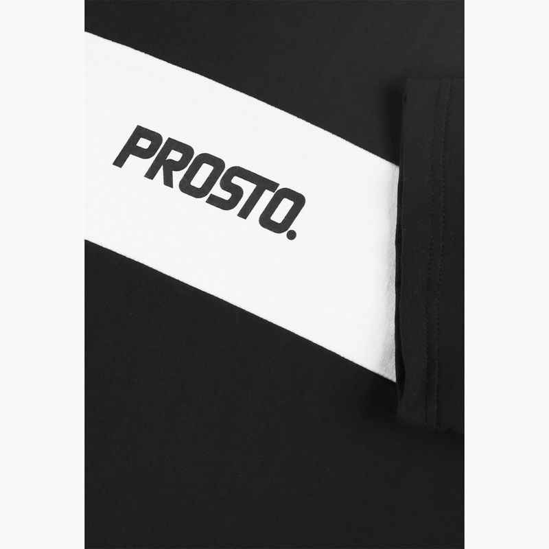 Мъжка тениска PROSTO Root black/white 3