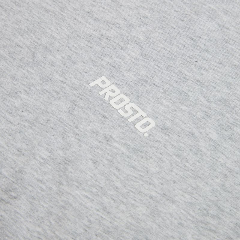 Мъжка тениска PROSTO Base grey/melange 4