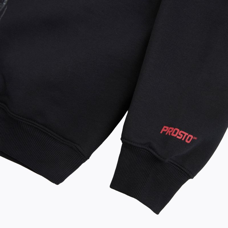 Мъжки суитшърт PROSTO Hoodie Bark black 4