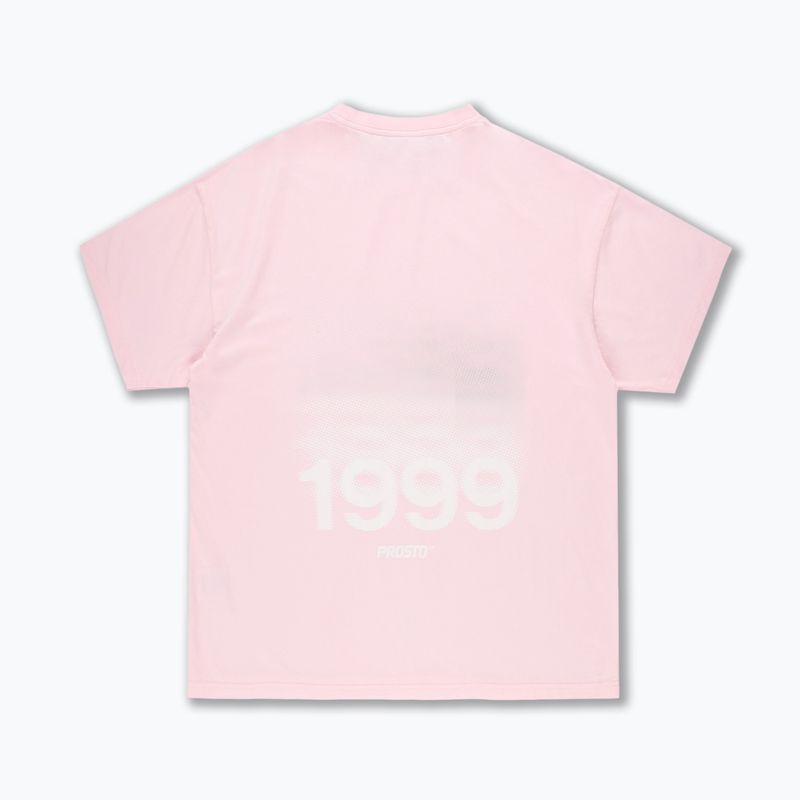 Мъжка тениска PROSTO 1999 glitch pink 2