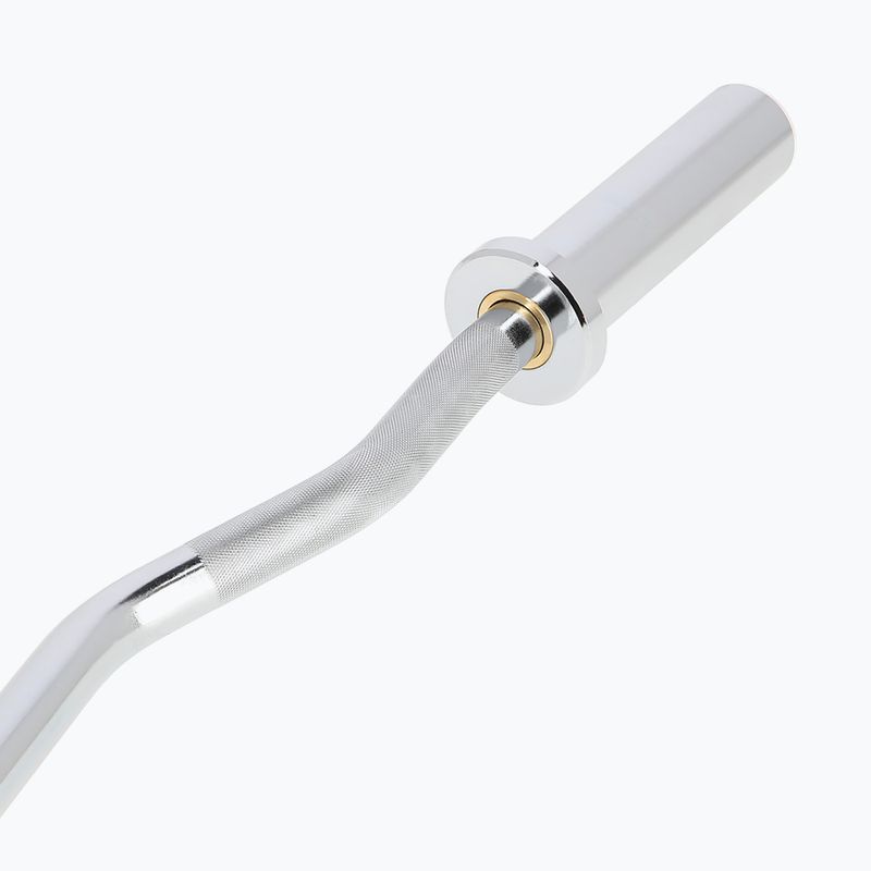 Олимпийски извит лост за щанги HMS GOL160 + скоби ZG1000 Premium 2