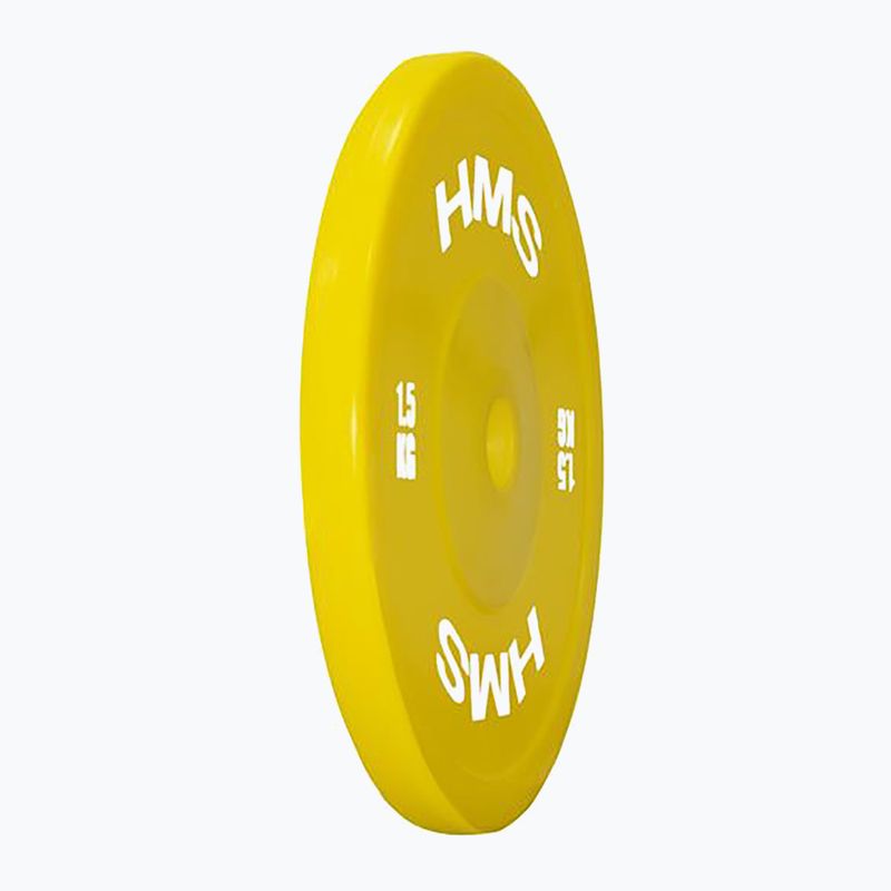 PE олимпийска тежест HMS TPP01 2 x 1,5 kg жълт 2
