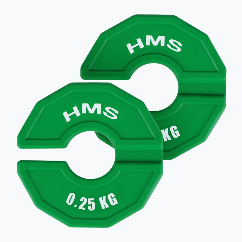 Тежест за наслагване на HMS TSN25 2 x 0,25 kg зелена