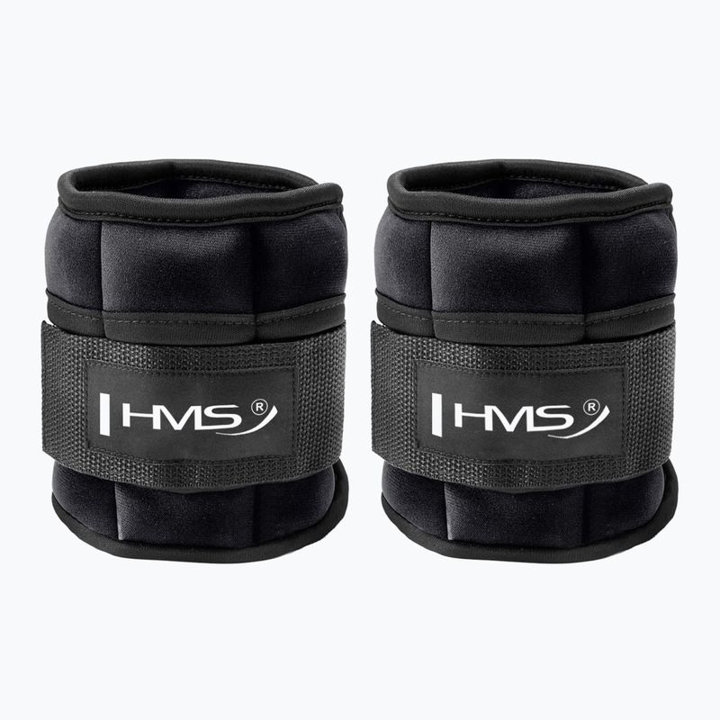 Тежести за глезена и китката HMS ONK01 0,5 кг 2 бр. черни