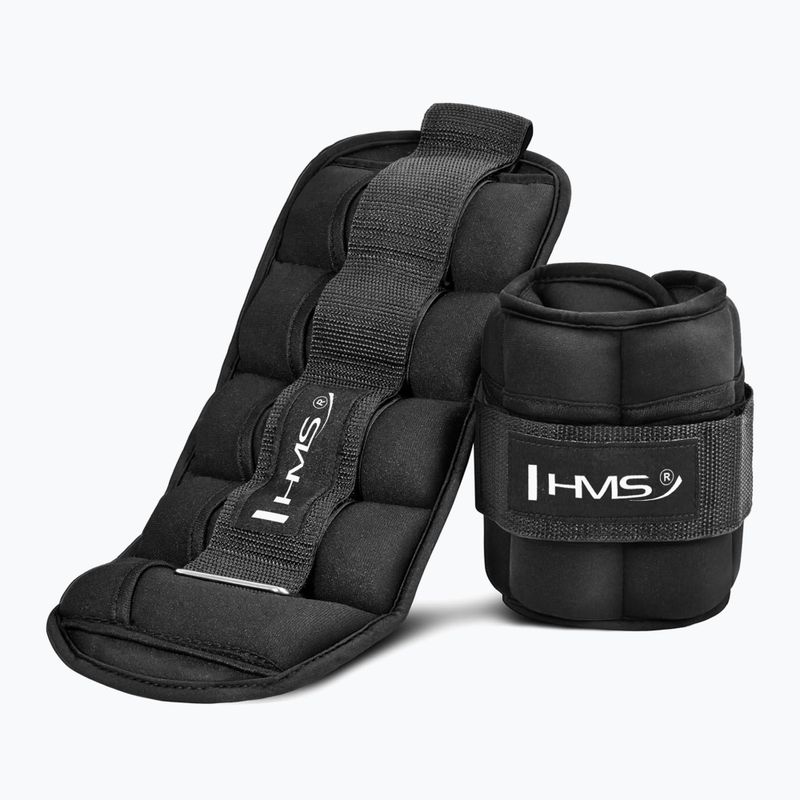 Тежести за глезена и китката HMS ONK01 0,5 кг 2 бр. черни 3