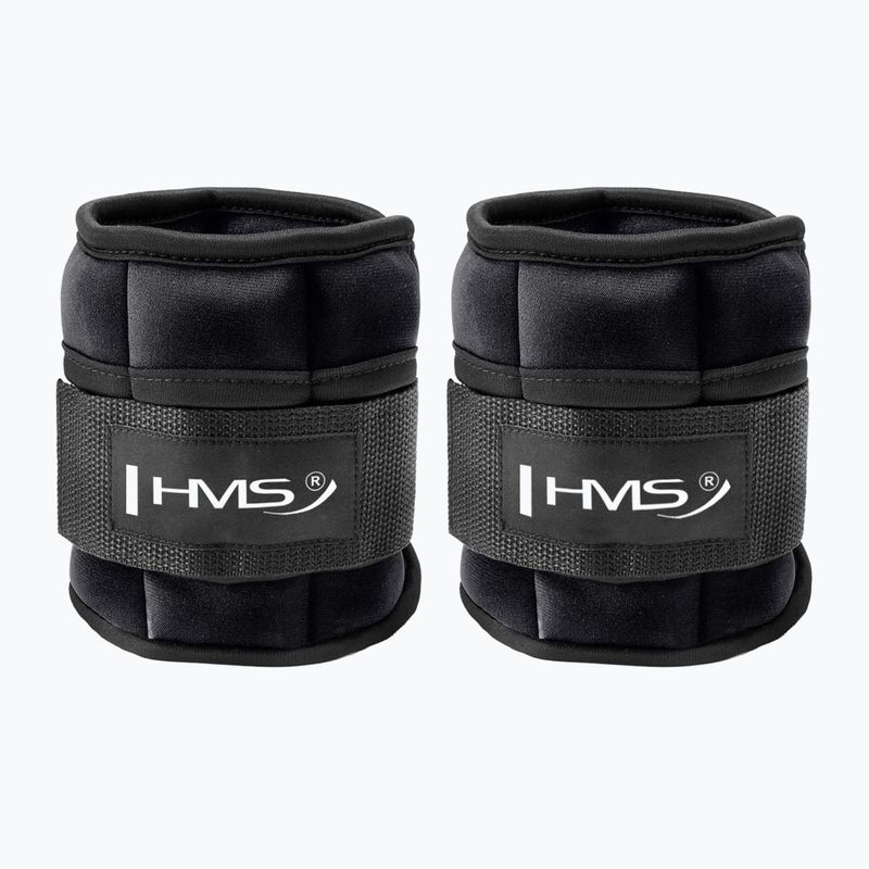Тежести за глезена и китката HMS ONK03 1,5 кг 2 бр. черни