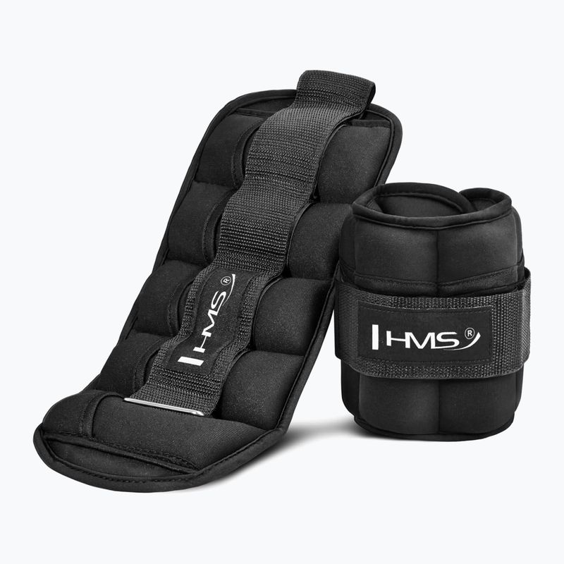 Тежести за глезена и китката HMS ONK03 1,5 кг 2 бр. черни 3