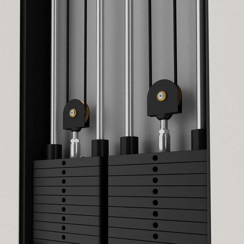 Врата за тренировка на стена HMS BS302 Commercial silver 10