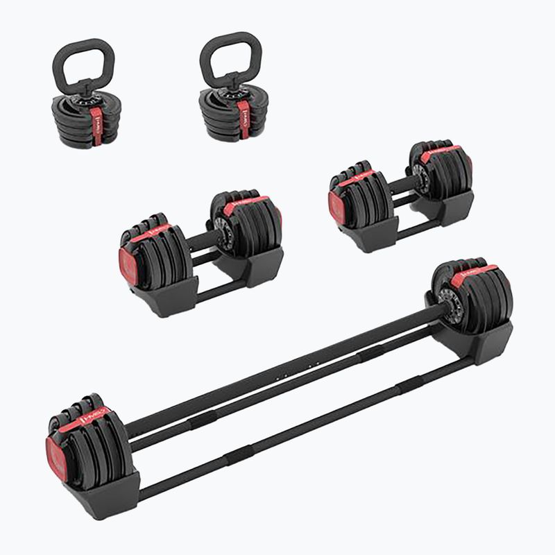 Комплект тежести HMS SGR18 Pro 3W1 41 кг черни 4