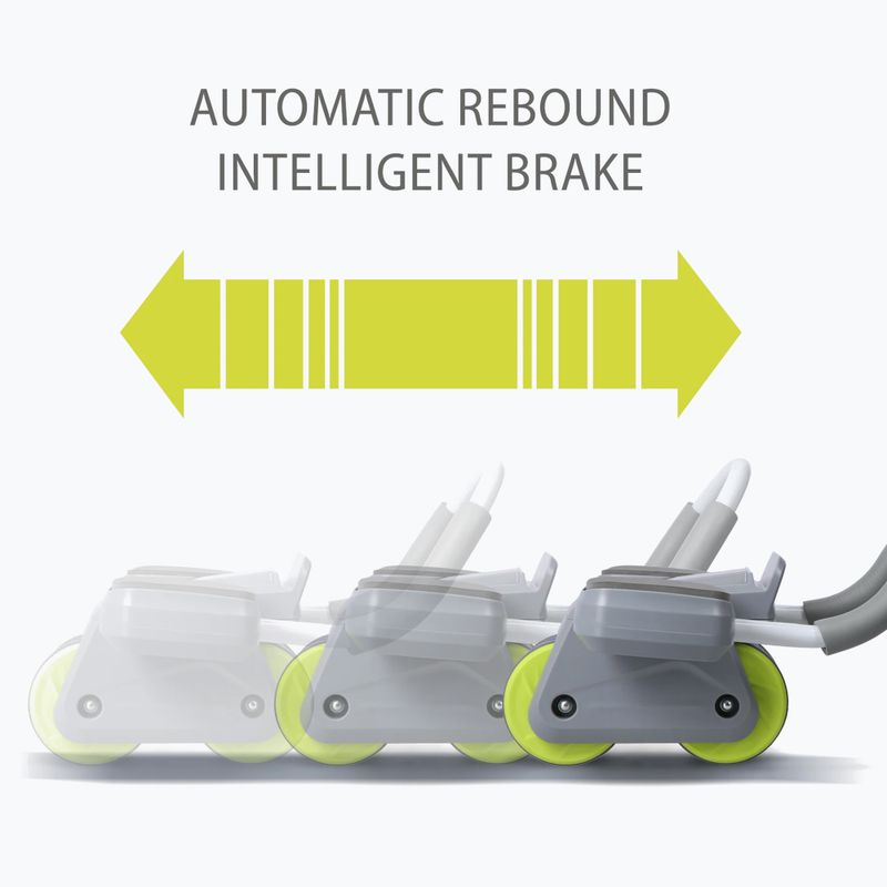 Автоматично колело за упражнения на коремни мускули с дисплей HMS KA08 сиво 8