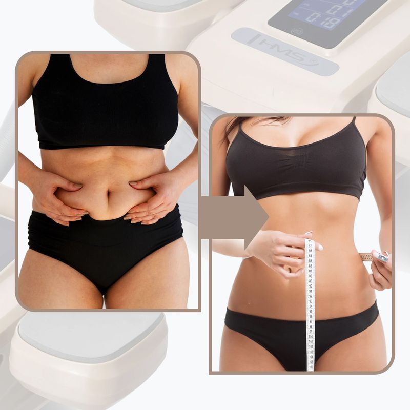 Автоматично колело за упражнения на коремни мускули с дисплей HMS KA08 кафяво 9