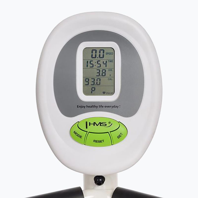 Стационарен велосипед HMS R9259 white/green 3