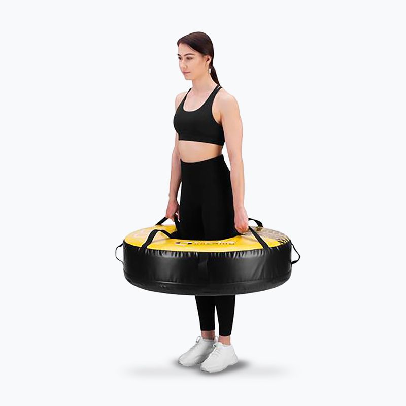Гума за тренировка HMS PYT01 Premium 40 kg black/yellow 7