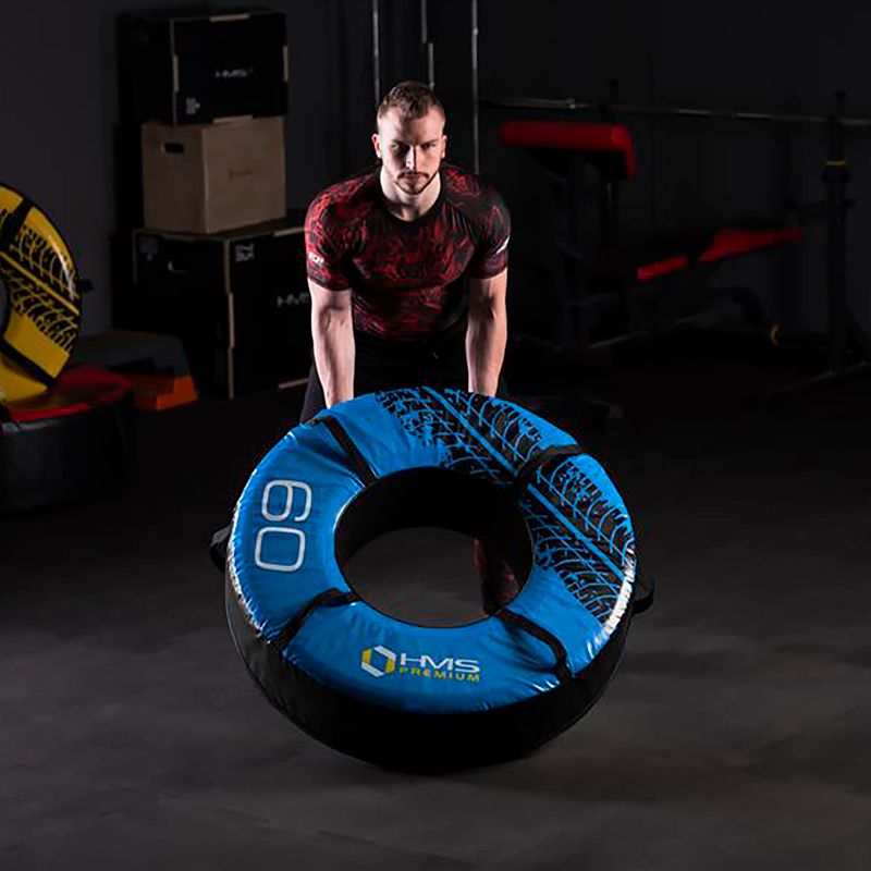 Гума за тренировка HMS PYT02 Premium 60 kg black/blue 11