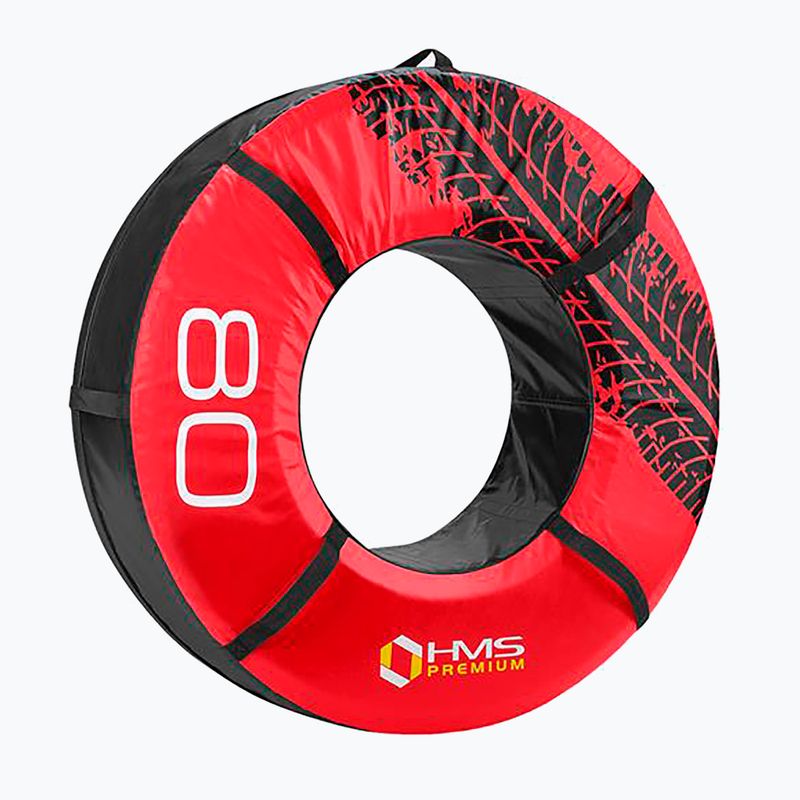 Гума за тренировка HMS PYT03 Premium 80 kg black/red 2