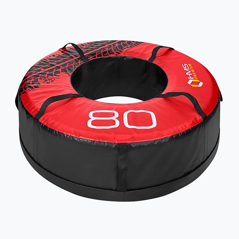 Гума за тренировка HMS PYT03 Premium 80 kg black/red 3