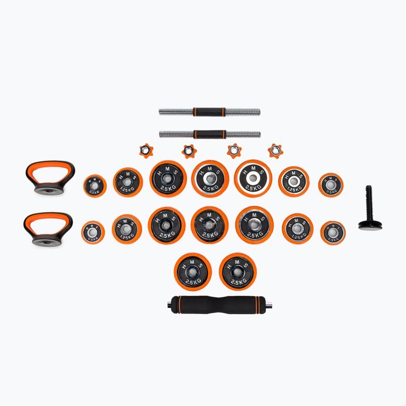 Комплект тежести HMS SGZ230 Premium 6in1 orange 17-57-067 10