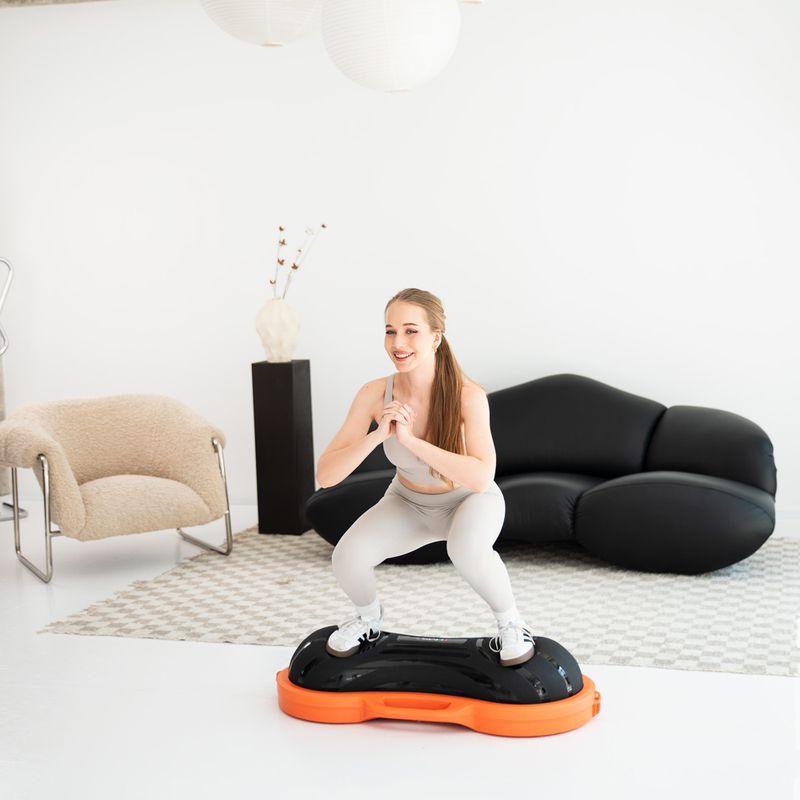 HMS BSX02 Търговска черна/оранжева платформа за балансиране 5