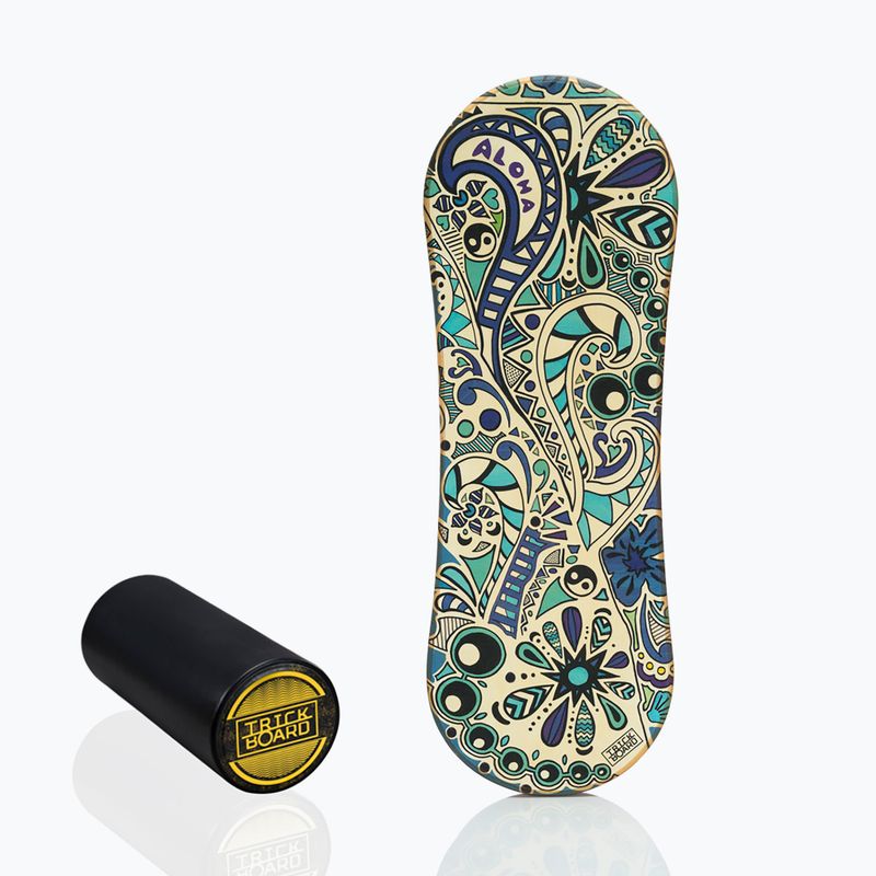 Trickboard Classic Aloha цветна дъска за баланс с ролка TB-17209 6