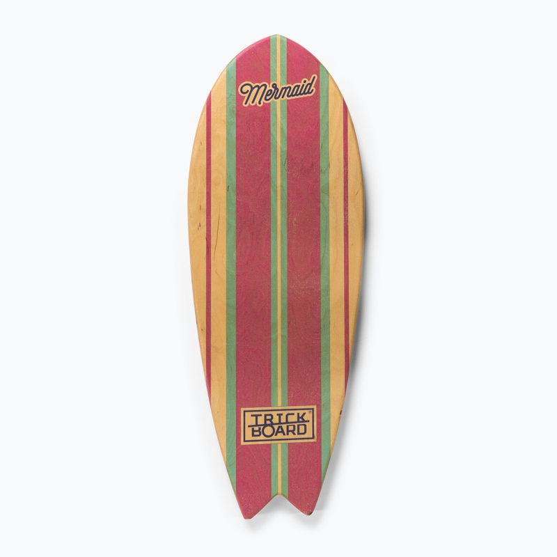 Trickboard Fish Mermaid червено-кафява дъска за баланс с ролка TB-17360 3