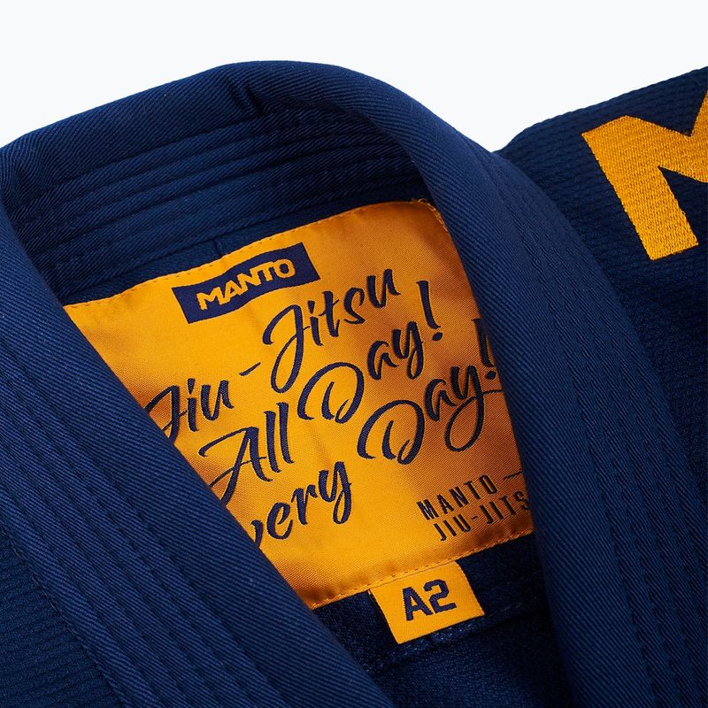 GI за бразилско жиу-житцу MANTO X4, мъжки, морско синьо MNG978_NAV_A1 5