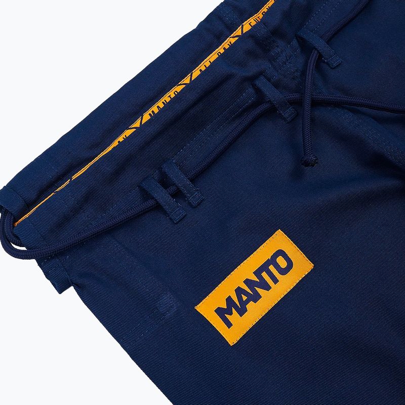 GI за бразилско жиу-житцу MANTO X4, мъжки, морско синьо MNG978_NAV_A1 7