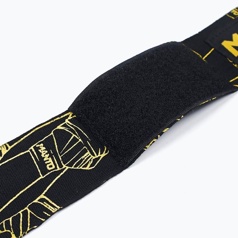 MANTO Ударни черни боксови превръзки MNA884_BLK_9UN 3