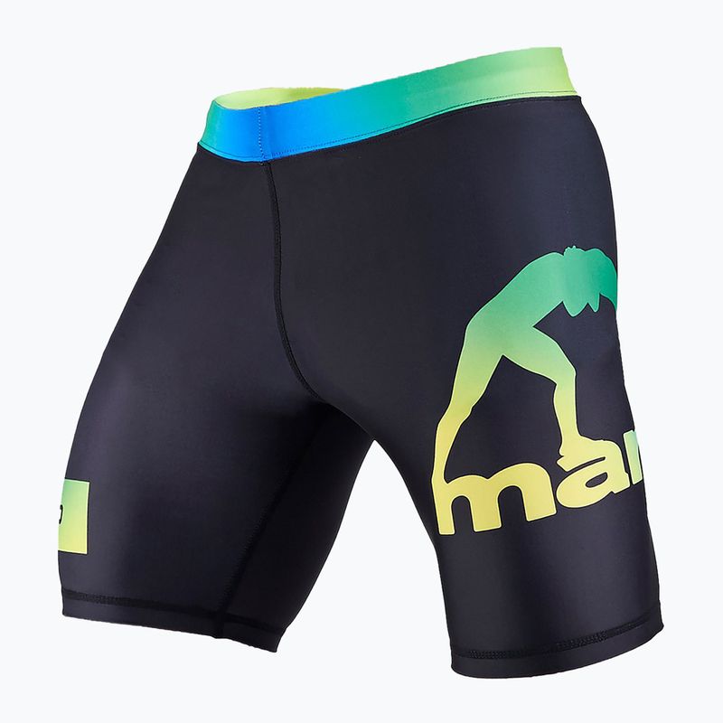 Мъжки къси панталони от ликра MANTO Rio black MNS530_BLK_2S