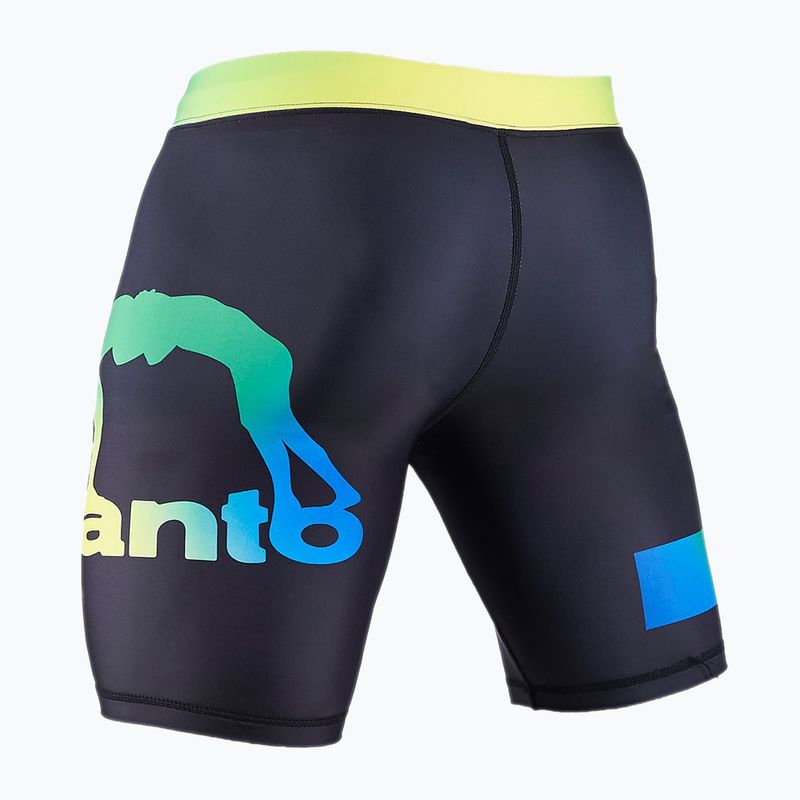 Мъжки къси панталони от ликра MANTO Rio black MNS530_BLK_2S 2