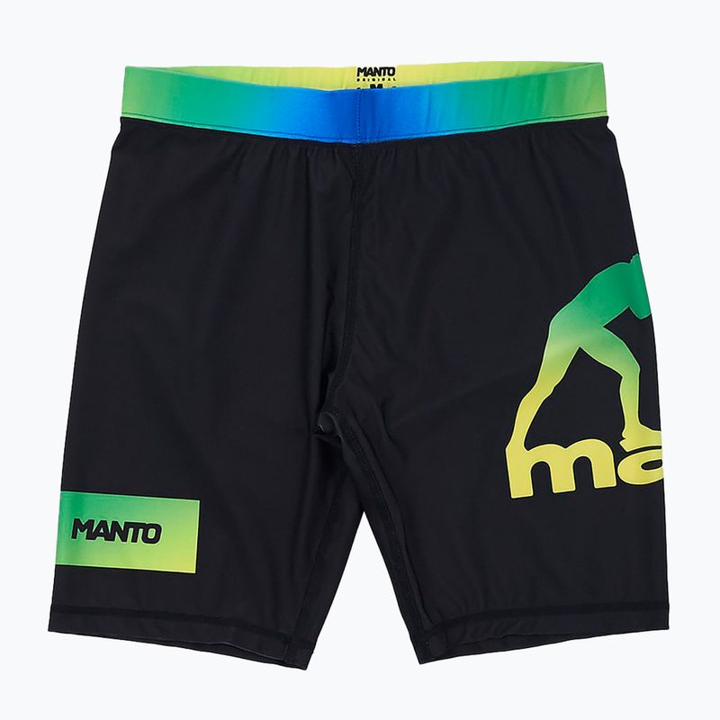 Мъжки къси панталони от ликра MANTO Rio black MNS530_BLK_2S 3