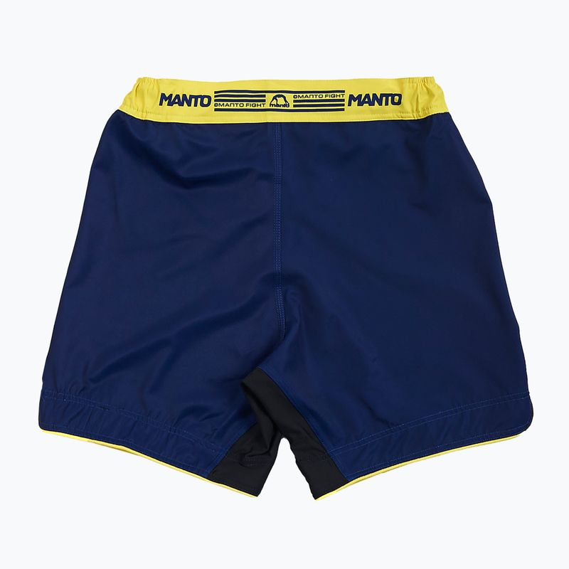 Мъжки къси панталони за тренировка MANTO Stripe 2.0 navy blue MNS002_NAV_2S 2