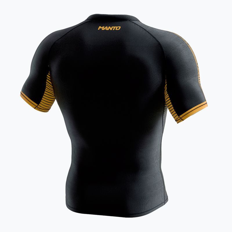 MANTO Stripe 2.0 Мъжки рашгард Black MNR851_BLK_2S 2