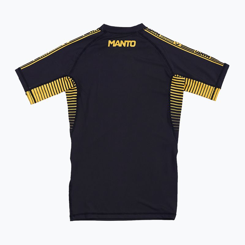 MANTO Stripe 2.0 Мъжки рашгард Black MNR851_BLK_2S 4