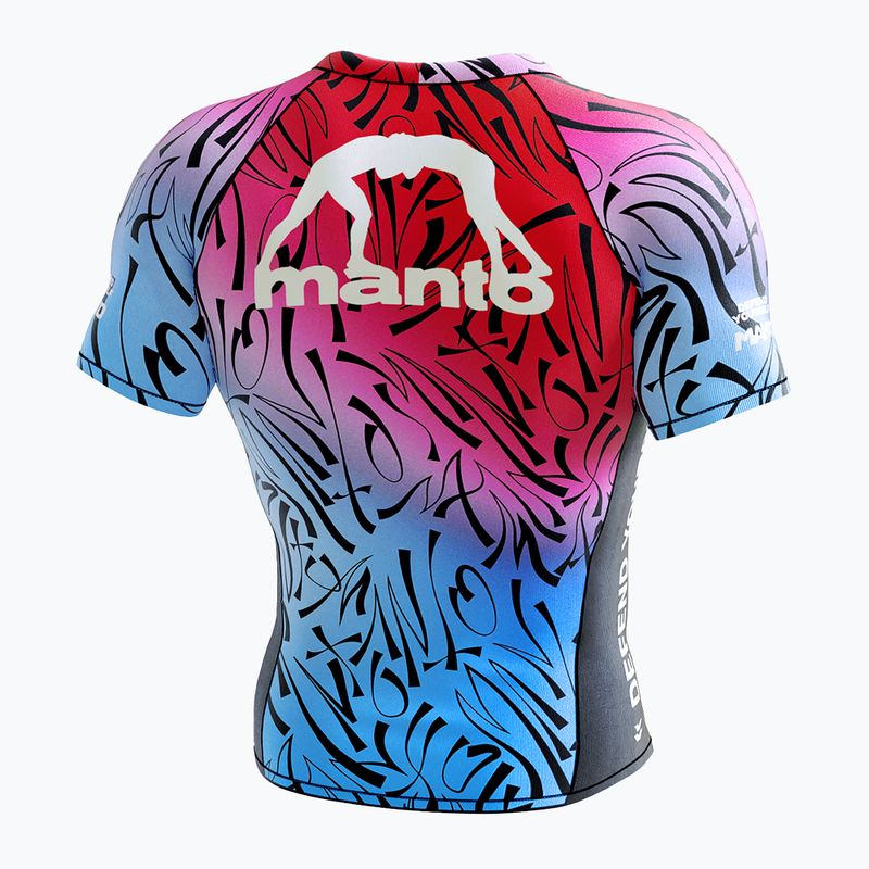 MANTO мъжки Rashguard Multi Gradient red MNR854_BLK_2S 2