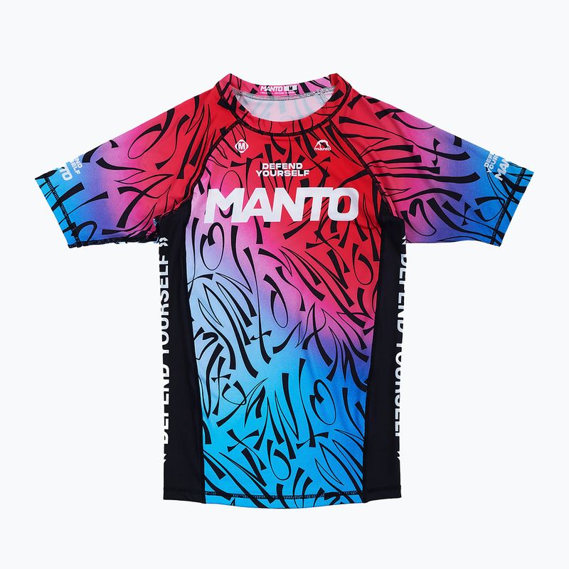 MANTO мъжки Rashguard Multi Gradient red MNR854_BLK_2S 3