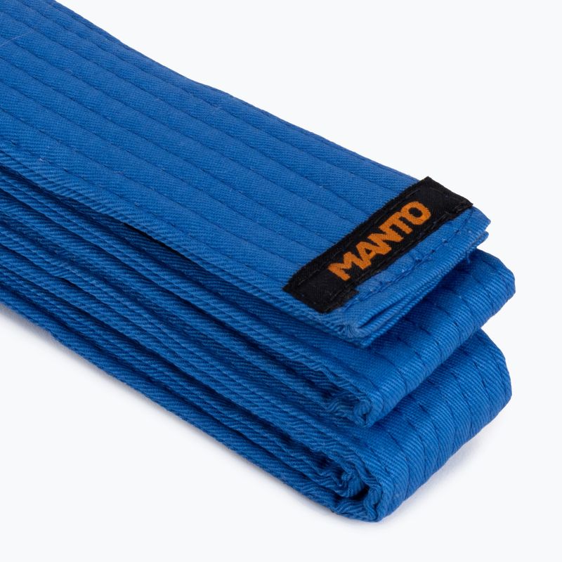 Колан за BJJ MANTO Label blue MNA854_BLU_A1