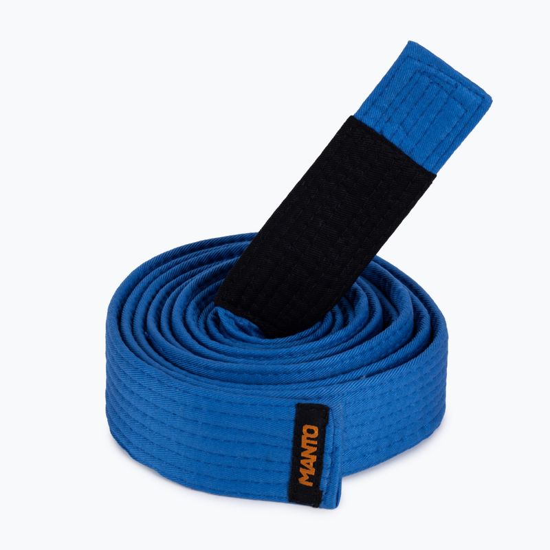 Колан за BJJ MANTO Label blue MNA854_BLU_A1 3