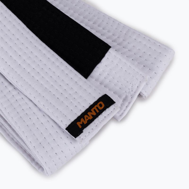 Колан за BJJ MANTO Label white MNA854_WHT_A1 2