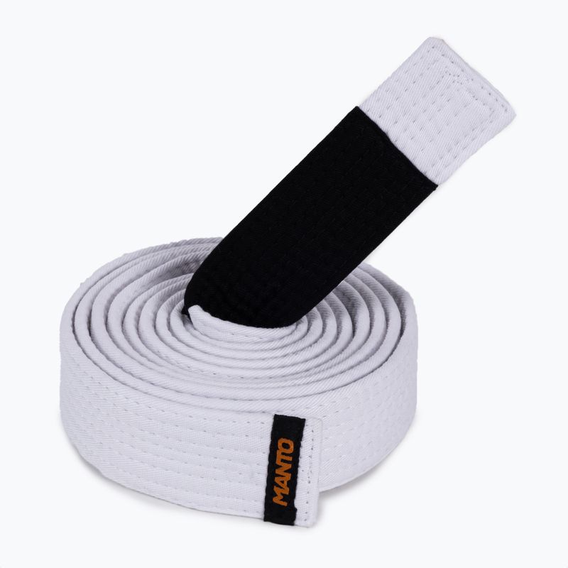 Колан за BJJ MANTO Label white MNA854_WHT_A1 3