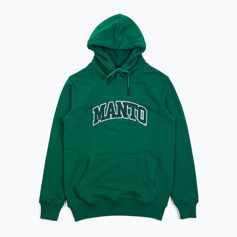 Мъжка блуза с качулка MANTO Varsity green MNH479_GRE