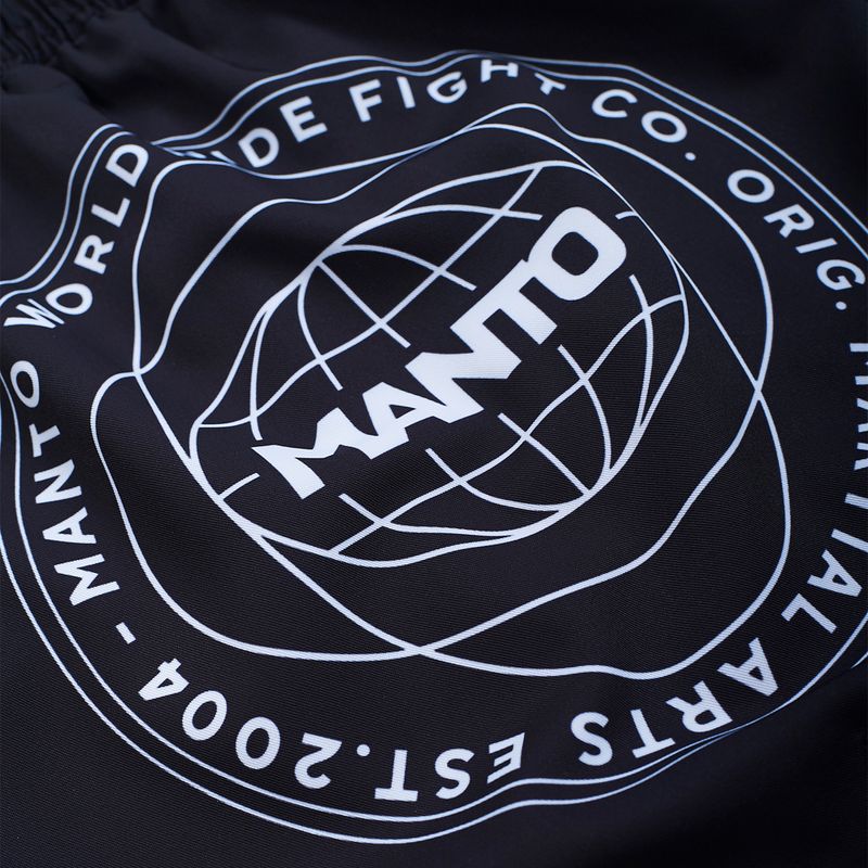 Manto Fragments мъжки къси панталони черно/червено MNR868 4
